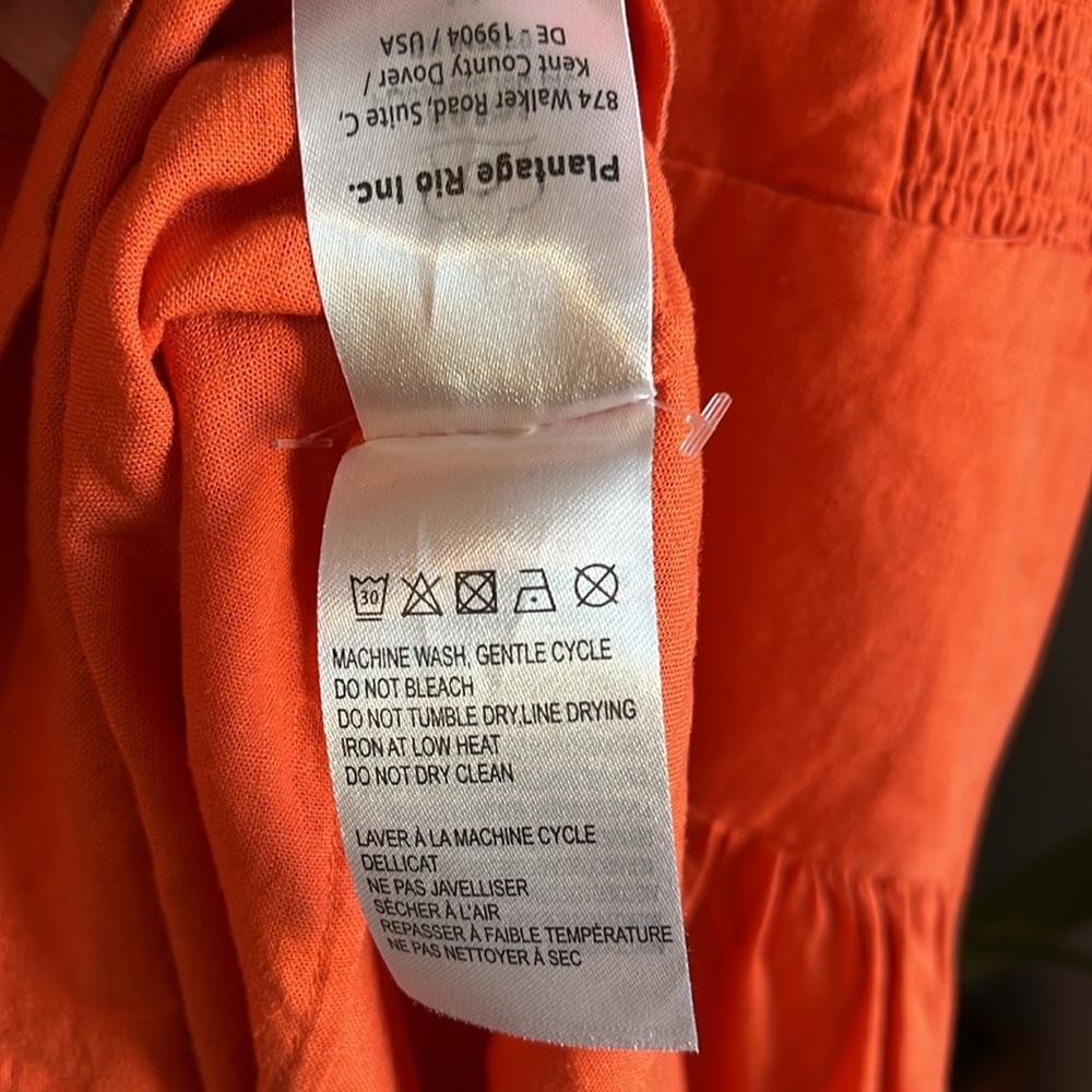 FARM Rio Orange Midi Sundress - Picture 7 of 13
